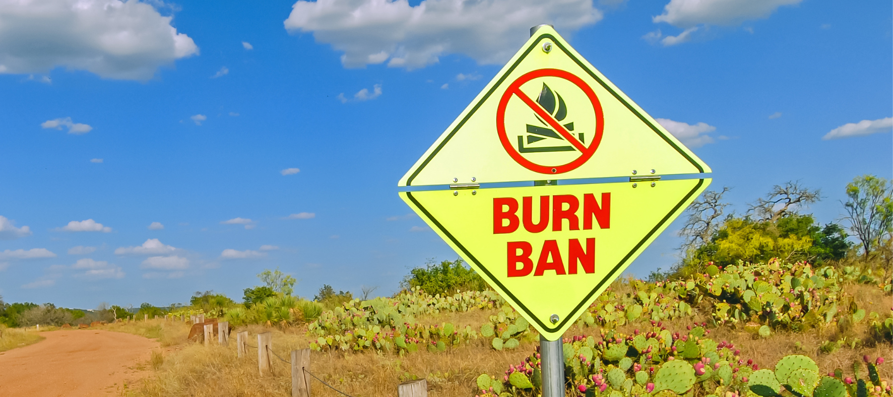 Fencing options during burn bans and excessively hot days