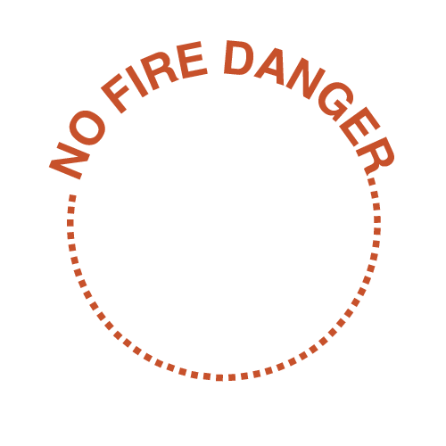 Bullet Fence has no fire danger