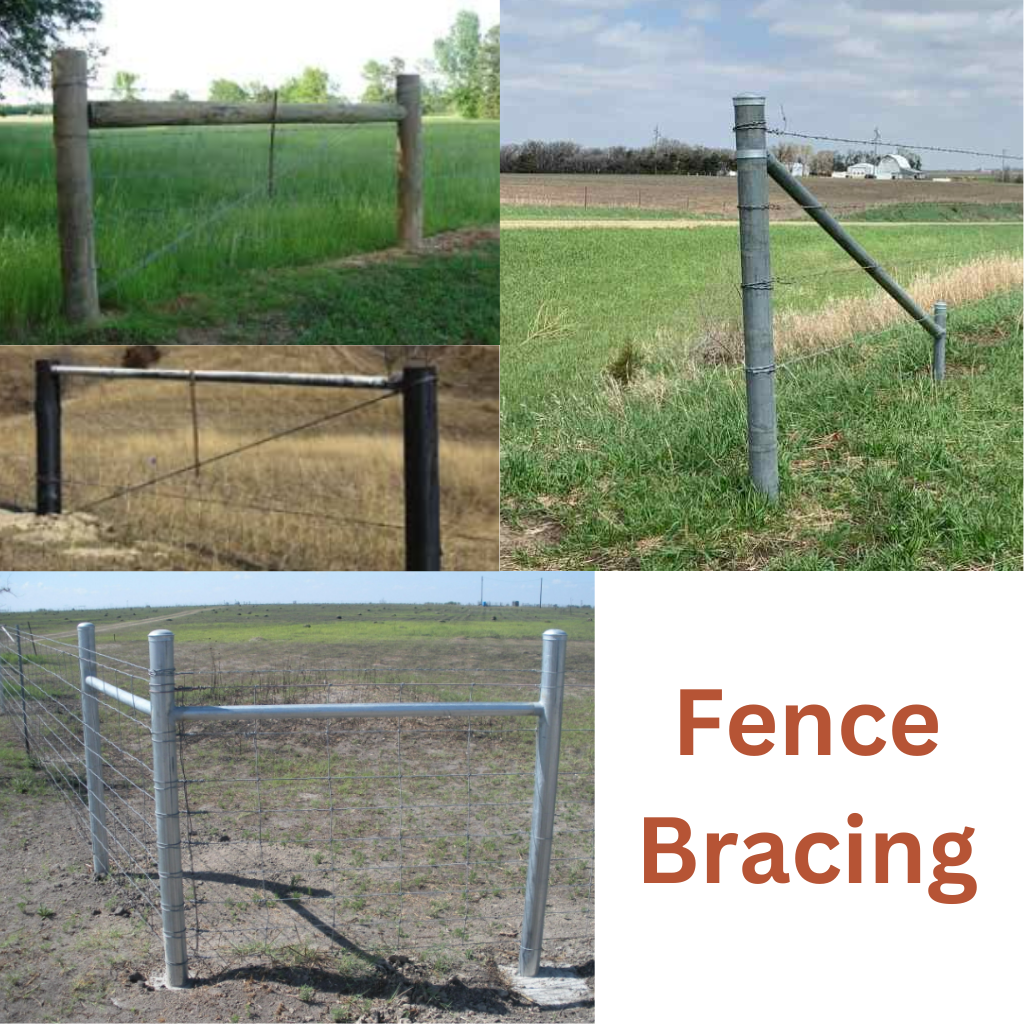 utility fence posts