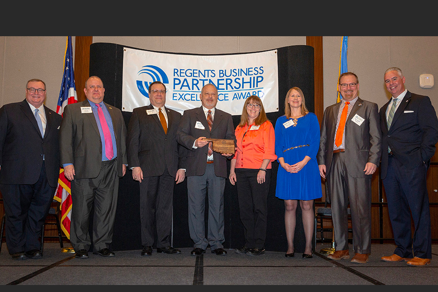 Regents Business Partnership Excellence Award - Bullet Fence