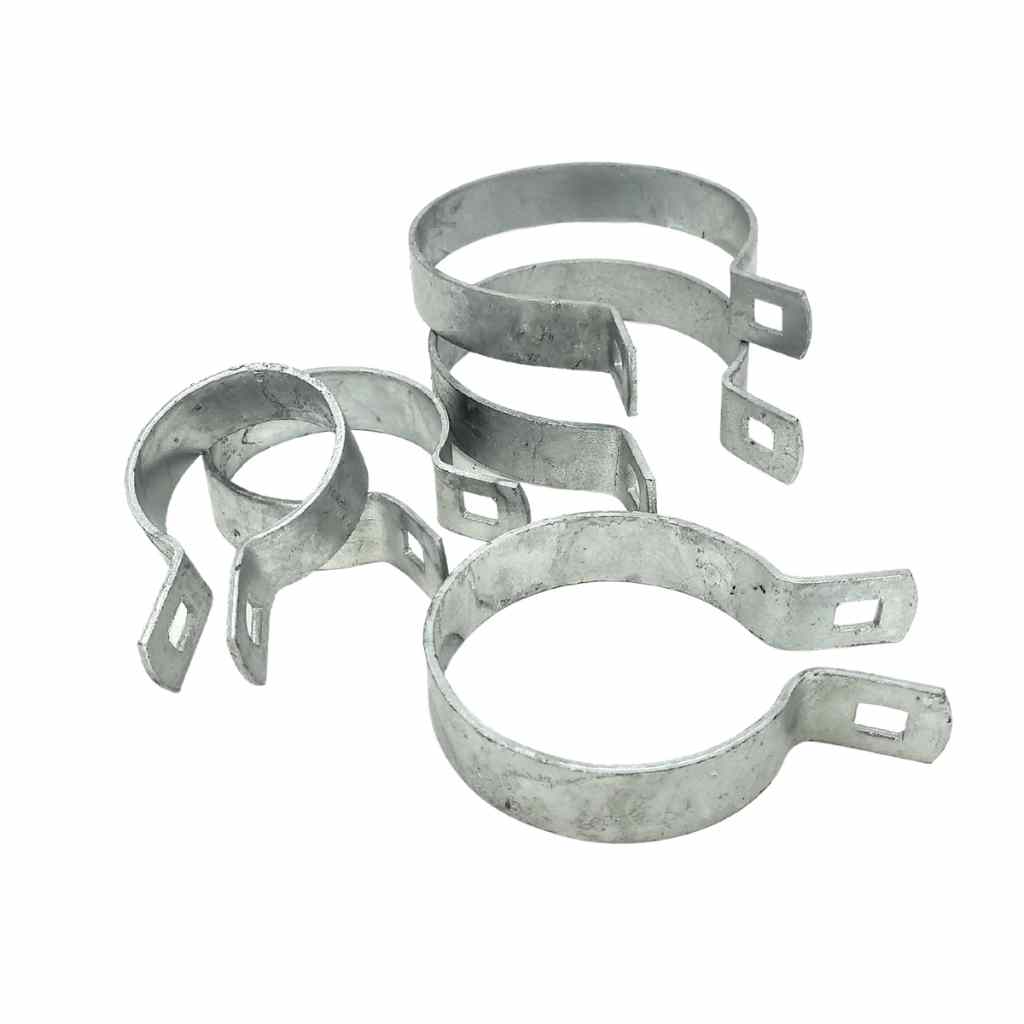 Brace bands - one-way heavy duty. Sizes start at 2 3/8" and range upwards to 4 1/2" inch. Shop today at bulletfence.com