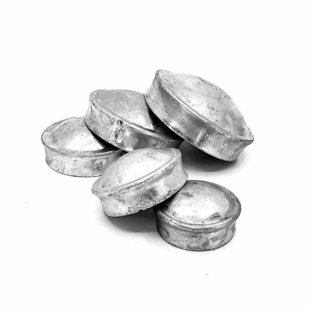 Hot dipped galvanized post caps available at Bullet Fence Systems. Sizes include 2 3/8" , 2 7/8", 3 1/2", 4" and 4 1/2" OD.